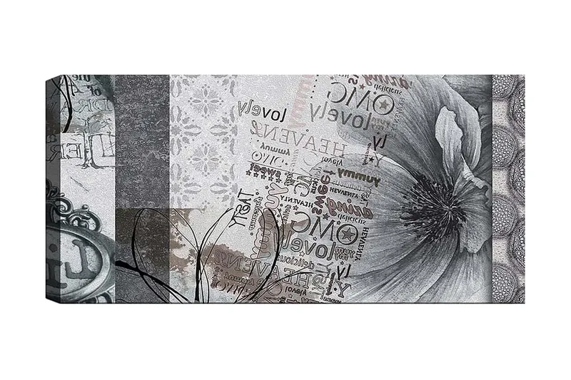 Canvasbilde YTY Abstract & Fractals Flerfarget, 120x50 cm