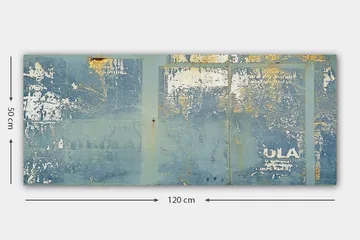 Canvasbilde YTY Abstract & Fractals Flerfarget - 120x50 cm - Interiør - Maleri & posters - Lerretsbilder