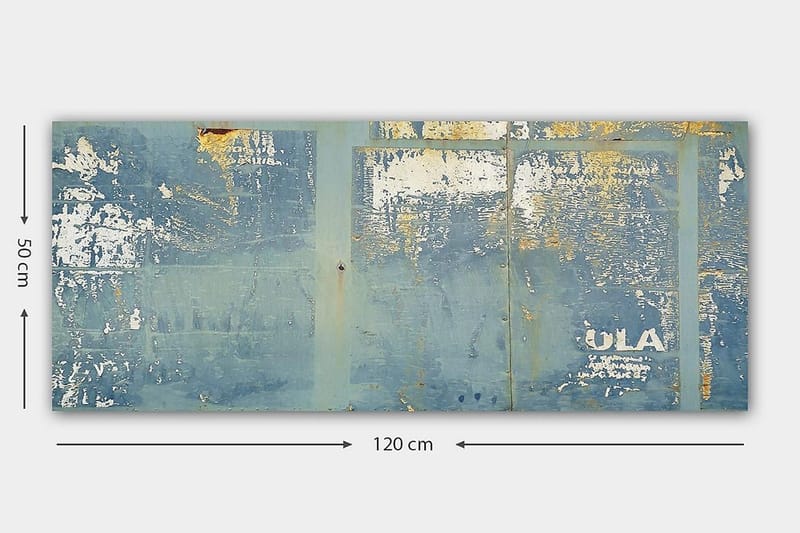 Canvasbilde YTY Abstract & Fractals Flerfarget - 120x50 cm - Interiør - Maleri & posters - Lerretsbilder