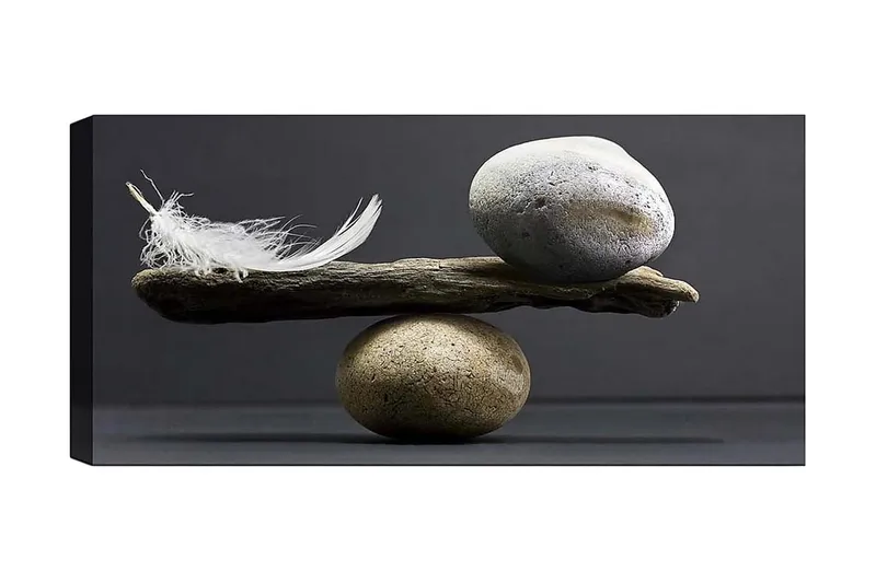 Canvasbilde YTY Abstract & Fractals Flerfarget, 120x50 cm