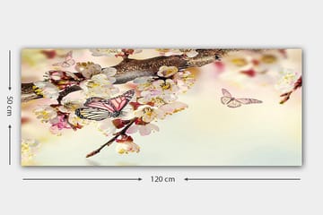 Canvasbilde YTY Animals Flerfarget - 120x50 cm - Interiør - Maleri & posters - Lerretsbilder