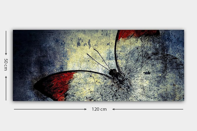 Canvasbilde YTY Animals Flerfarget - 120x50 cm - Interiør - Maleri & posters - Lerretsbilder