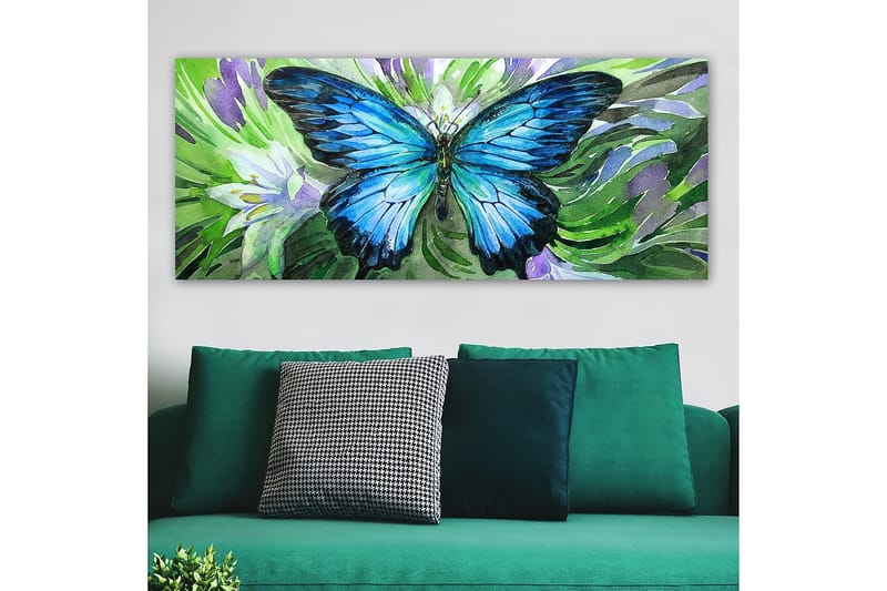 Canvasbilde YTY Animals Flerfarget - 120x50 cm - Interiør - Maleri & posters - Lerretsbilder