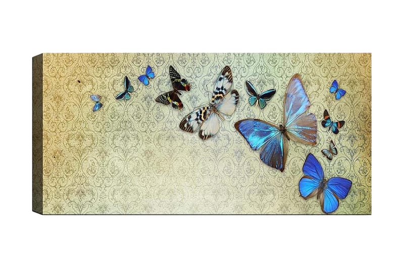 Canvasbilde YTY Animals Flerfarget - 120x50 cm - Interiør - Maleri & posters - Lerretsbilder
