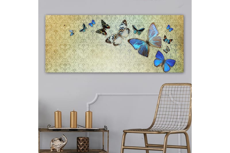 Canvasbilde YTY Animals Flerfarget - 120x50 cm - Interiør - Maleri & posters - Lerretsbilder
