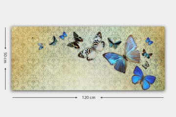 Canvasbilde YTY Animals Flerfarget - 120x50 cm - Interiør - Maleri & posters - Lerretsbilder