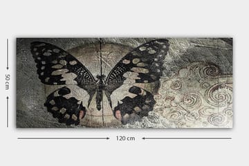 Canvasbilde YTY Animals Flerfarget - 120x50 cm - Interiør - Maleri & posters - Lerretsbilder
