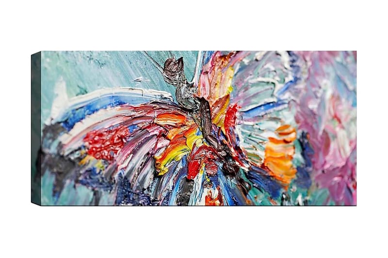 Canvasbilde YTY Animals Flerfarget - 120x50 cm - Interiør - Maleri & posters - Lerretsbilder
