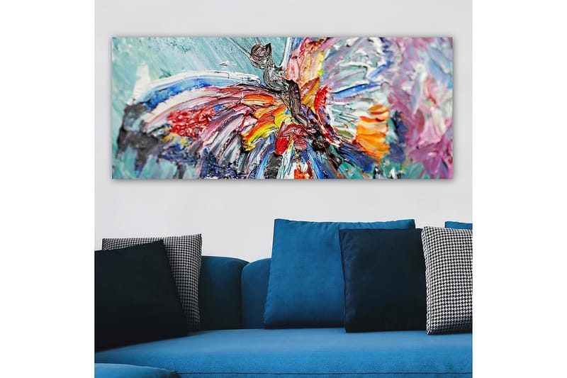 Canvasbilde YTY Animals Flerfarget - 120x50 cm - Interiør - Maleri & posters - Lerretsbilder