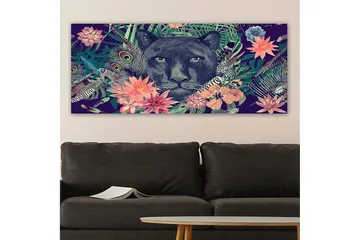 Canvasbilde YTY Animals Flerfarget - 120x50 cm - Interiør - Maleri & posters - Lerretsbilder