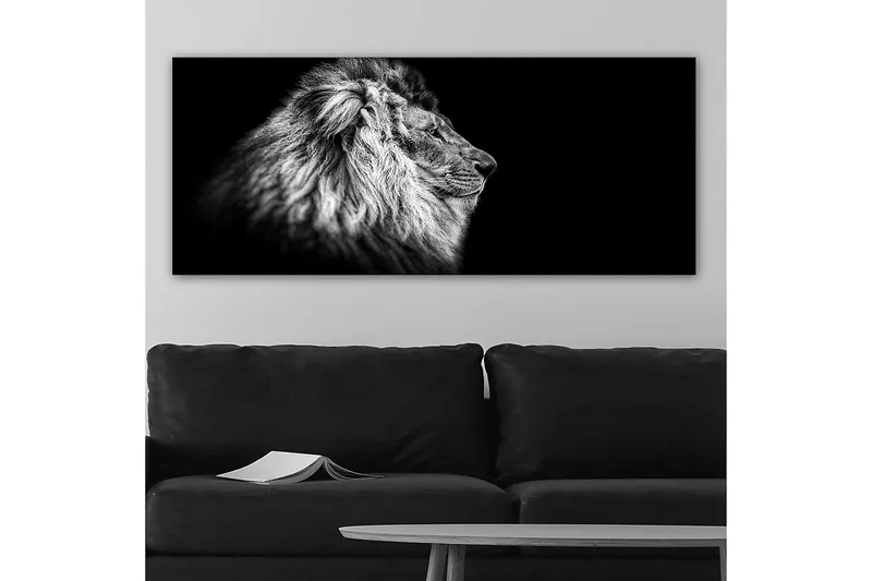 Canvasbilde YTY Animals Flerfarget - 120x50 cm - Interiør - Maleri & posters - Lerretsbilder