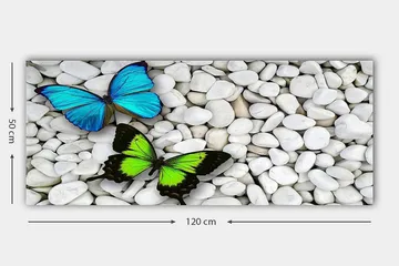 Canvasbilde YTY Animals Flerfarget - 120x50 cm - Interiør - Maleri & posters - Lerretsbilder