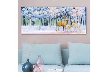 Canvasbilde YTY Animals Flerfarget - 120x50 cm - Interiør - Maleri & posters - Lerretsbilder