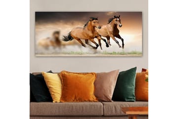Canvasbilde YTY Animals Flerfarget - 120x50 cm - Interiør - Maleri & posters - Lerretsbilder
