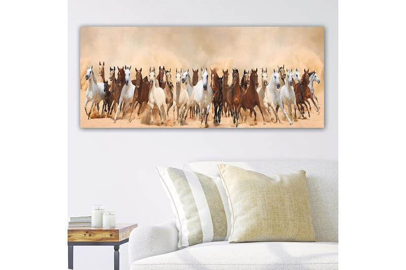 Canvasbilde YTY Animals Flerfarget - 120x50 cm - Interiør - Maleri & posters - Lerretsbilder