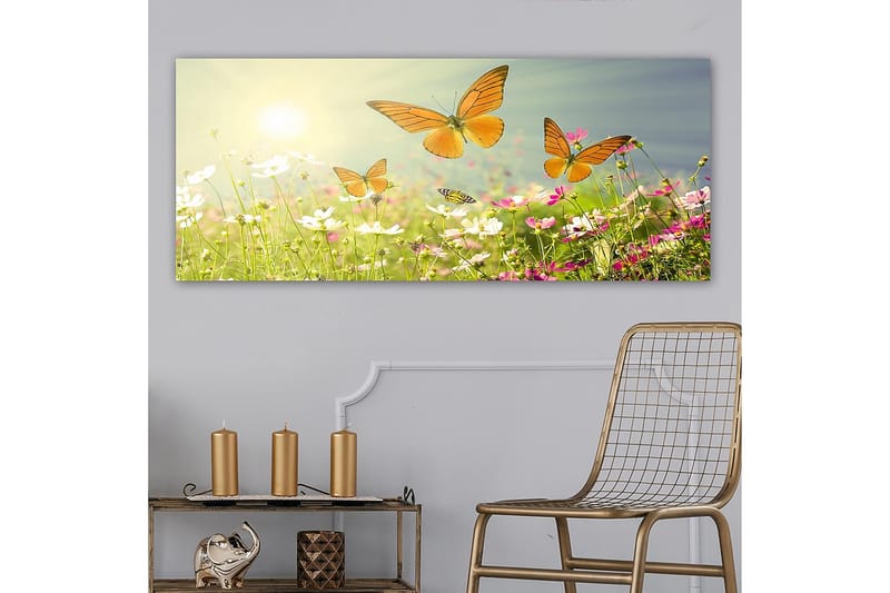 Canvasbilde YTY Animals Flerfarget - 120x50 cm - Interiør - Maleri & posters - Lerretsbilder