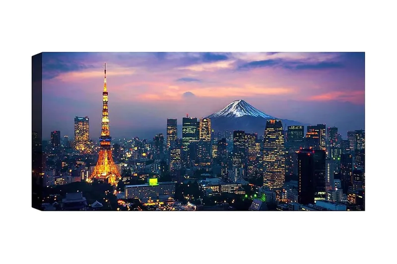 Canvasbilde YTY Buildings & Cityscapes Flerfarget, 120x50 cm