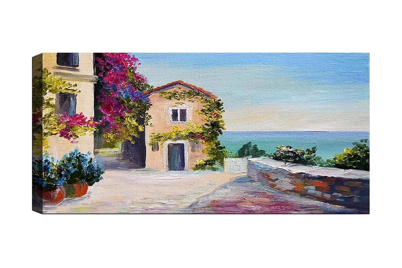 Canvasbilde YTY Buildings & Cityscapes Flerfarget - 120x50 cm - Interiør - Maleri & posters - Lerretsbilder