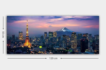 Canvasbilde YTY Buildings & Cityscapes Flerfarget - 120x50 cm - Interiør - Maleri & posters - Lerretsbilder