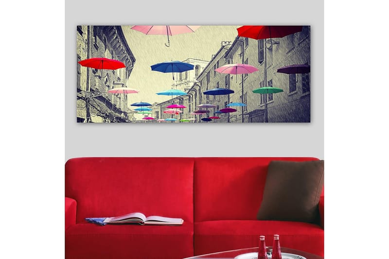 Canvasbilde YTY Buildings & Cityscapes Flerfarget - 120x50 cm - Interiør - Maleri & posters - Lerretsbilder