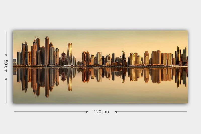 Canvasbilde YTY Buildings & Cityscapes Flerfarget - 120x50 cm - Lerretsbilder