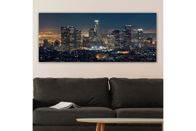 Canvasbilde YTY Buildings & Cityscapes Flerfarget - 120x50 cm - Interiør - Maleri & posters - Lerretsbilder