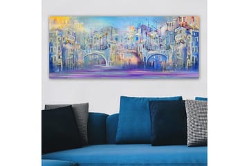 Canvasbilde YTY Buildings & Cityscapes Flerfarget - 120x50 cm - Interiør - Maleri & posters - Lerretsbilder
