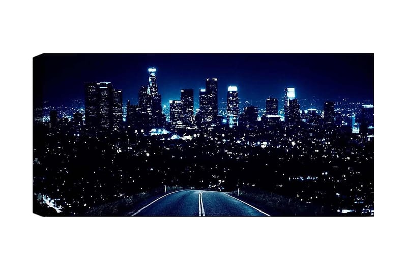 Canvasbilde YTY Buildings & Cityscapes Flerfarget - 120x50 cm - Interiør - Maleri & posters - Lerretsbilder