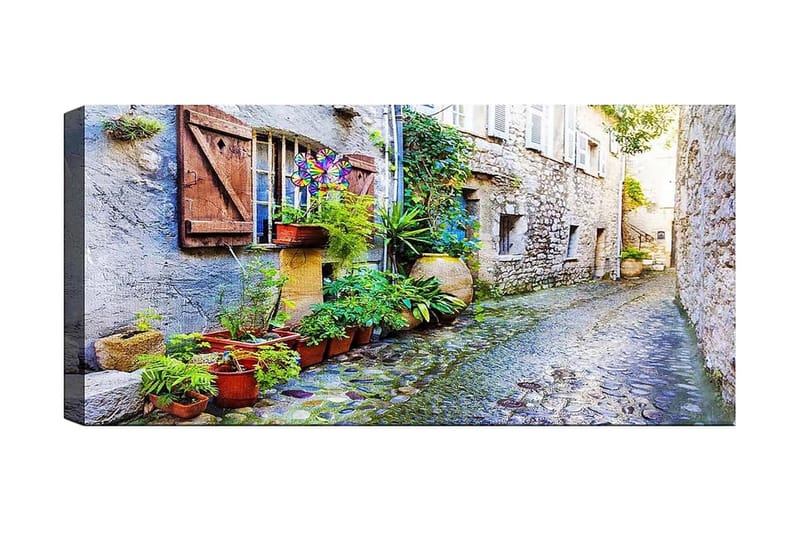Canvasbilde YTY Buildings & Cityscapes Flerfarget - 120x50 cm - Interiør - Maleri & posters - Lerretsbilder