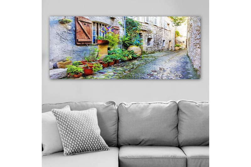 Canvasbilde YTY Buildings & Cityscapes Flerfarget - 120x50 cm - Interiør - Maleri & posters - Lerretsbilder