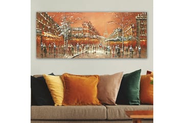 Canvasbilde YTY Buildings & Cityscapes Flerfarget - 120x50 cm - Interiør - Maleri & posters - Lerretsbilder