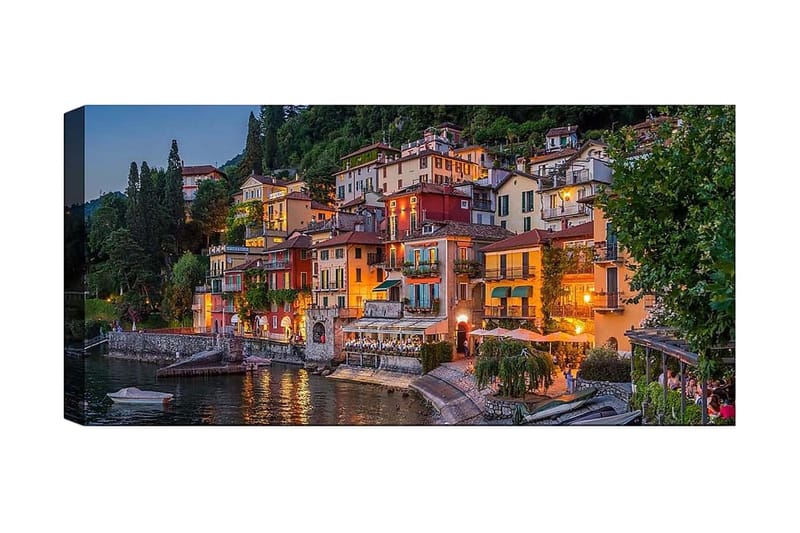 Canvasbilde YTY Buildings & Cityscapes Flerfarget - 120x50 cm - Interiør - Maleri & posters - Lerretsbilder
