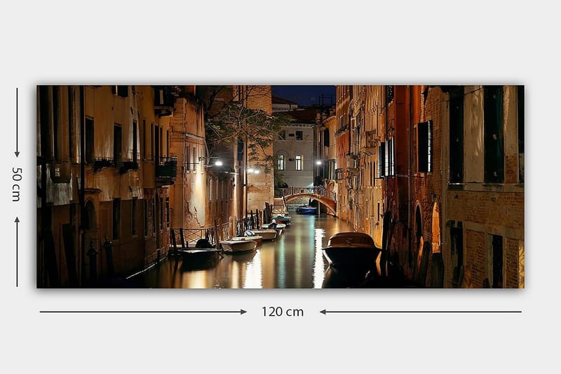 Canvasbilde YTY Buildings & Cityscapes Flerfarget - 120x50 cm - Lerretsbilder
