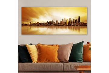Canvasbilde YTY Buildings & Cityscapes Flerfarget - 120x50 cm - Interiør - Maleri & posters - Lerretsbilder