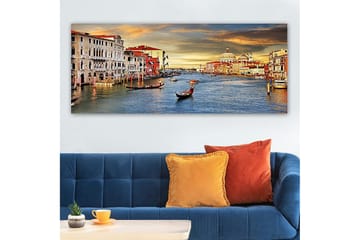 Canvasbilde YTY Buildings & Cityscapes Flerfarget - 120x50 cm - Interiør - Maleri & posters - Lerretsbilder