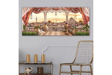 Canvasbilde YTY Buildings & Cityscapes Flerfarget - 120x50 cm - Interiør - Maleri & posters - Lerretsbilder