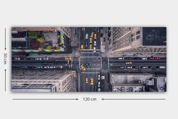 Canvasbilde YTY Buildings & Cityscapes Flerfarget - 120x50 cm - Interiør - Maleri & posters - Lerretsbilder