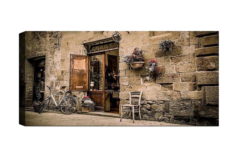 Canvasbilde YTY Buildings & Cityscapes Flerfarget - 120x50 cm - Interiør - Maleri & posters - Lerretsbilder
