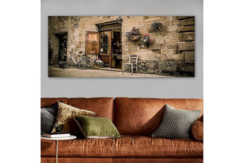 Canvasbilde YTY Buildings & Cityscapes Flerfarget - 120x50 cm - Interiør - Maleri & posters - Lerretsbilder