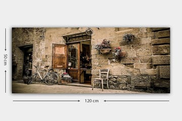 Canvasbilde YTY Buildings & Cityscapes Flerfarget - 120x50 cm - Interiør - Maleri & posters - Lerretsbilder