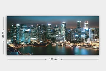 Canvasbilde YTY Buildings & Cityscapes Flerfarget - 120x50 cm - Interiør - Maleri & posters - Lerretsbilder