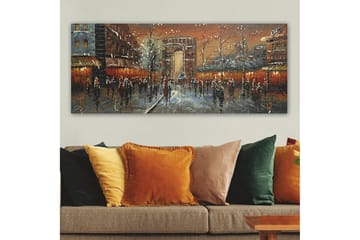 Canvasbilde YTY Buildings & Cityscapes Flerfarget - 120x50 cm - Interiør - Maleri & posters - Lerretsbilder