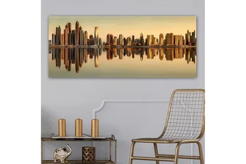Canvasbilde YTY Buildings & Cityscapes Flerfarget - 120x50 cm - Interiør - Maleri & posters - Lerretsbilder