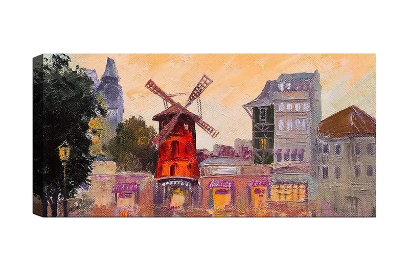 Canvasbilde YTY Buildings & Cityscapes Flerfarget, 120x50 cm