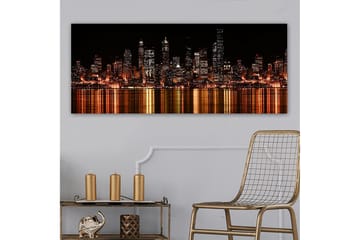 Canvasbilde YTY Buildings & Cityscapes Flerfarget - 120x50 cm - Interiør - Maleri & posters - Lerretsbilder