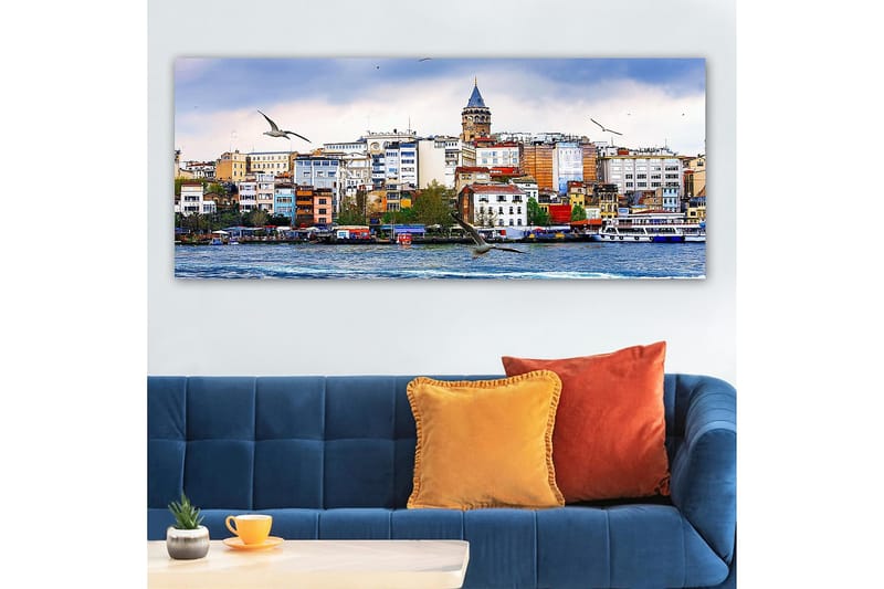Canvasbilde YTY Buildings & Cityscapes Flerfarget - 120x50 cm - Interiør - Maleri & posters - Lerretsbilder