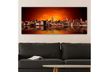 Canvasbilde YTY Buildings & Cityscapes Flerfarget - 120x50 cm - Interiør - Maleri & posters - Lerretsbilder