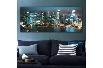 Canvasbilde YTY Buildings & Cityscapes Flerfarget - 120x50 cm - Interiør - Maleri & posters - Lerretsbilder