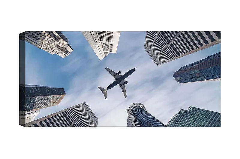 Canvasbilde YTY Buildings & Cityscapes Flerfarget, 120x50 cm