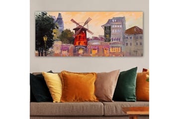 Canvasbilde YTY Buildings & Cityscapes Flerfarget - 120x50 cm - Interiør - Maleri & posters - Lerretsbilder